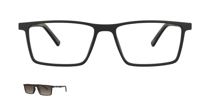 Optical frame with clip-on TONNY 0074C1