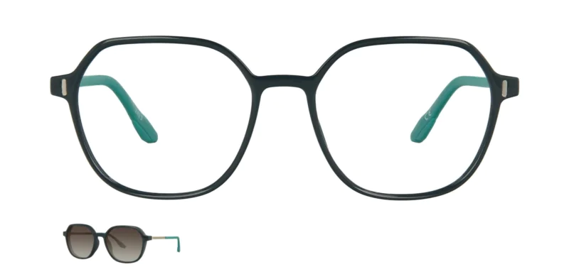 Optical frame with clip-on TONNY 0078C3