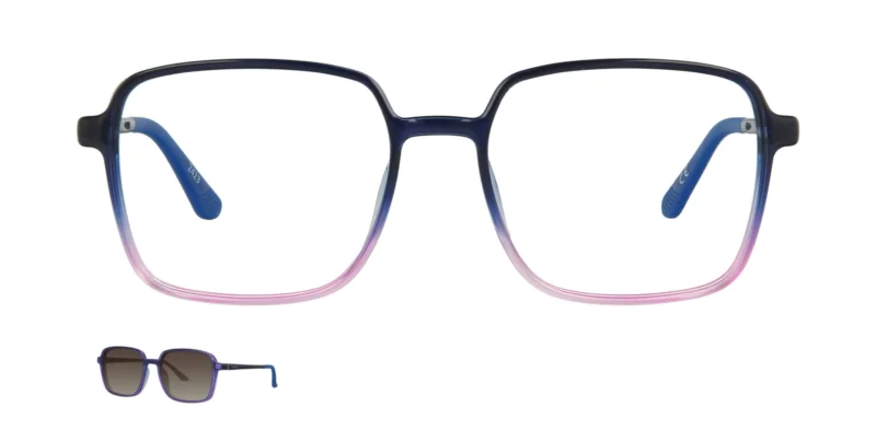 Optical frame with clip-on TONNY 0079C2