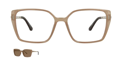 Optical frame with clip-on TONNY 0080C2