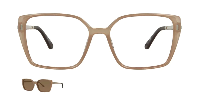 Optical frame with clip-on TONNY 0080C2