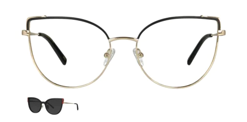 Optical frame with clip-on TONNY 0044C1