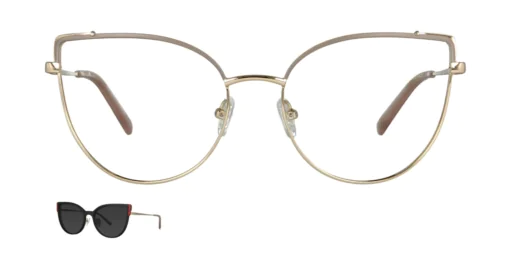 Optical frame with clip-on TONNY 0044C2