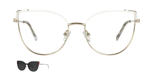 Optical frame with clip-on TONNY 0044C4