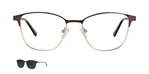 Optical frame with clip-on TONNY 0087C4