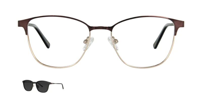 Optical frame with clip-on TONNY 0087C4