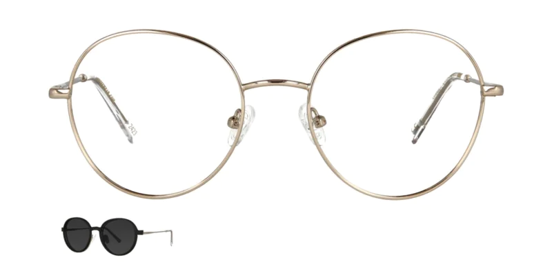 Optical frame with clip-on TONNY 0088C2