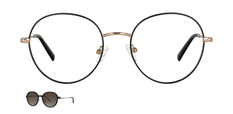 Optical frame with clip-on TONNY 0088C3