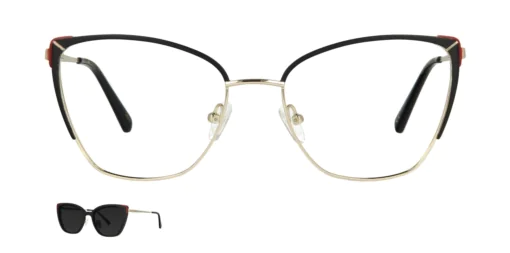 Optical frame with clip-on TONNY 0042C1