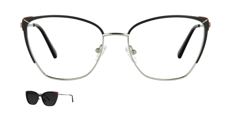 Optical frame with clip-on TONNY 0042C3