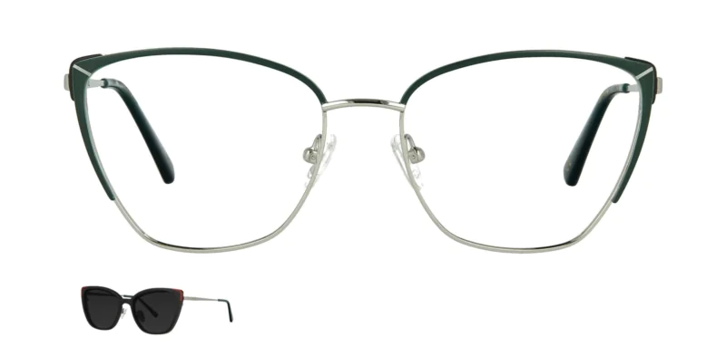 Optical frame with clip-on TONNY 0042C4