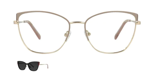 Optical frame with clip-on TONNY 0043C2