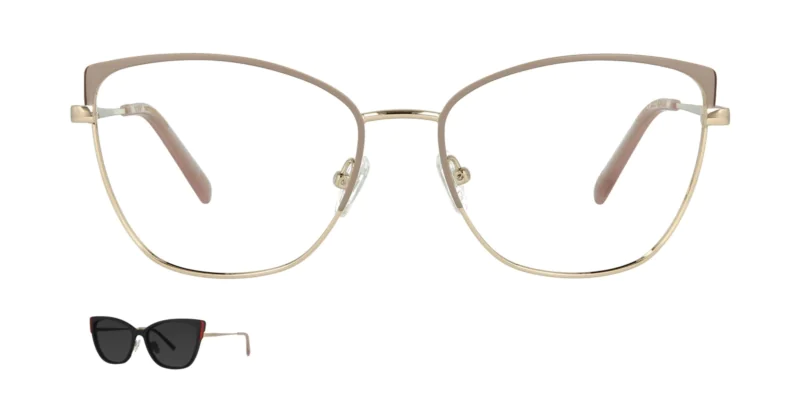 Optical frame with clip-on TONNY 0043C2