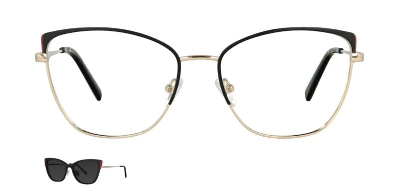 Optical frame with clip-on TONNY 0043C3