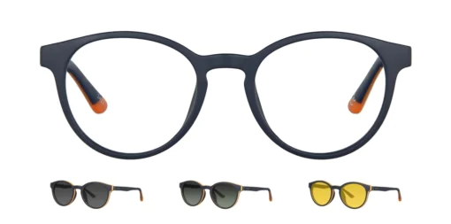 Optical frame with clip-on TONNY 0048C1SET