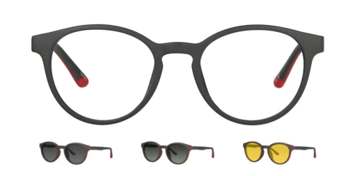 Optical frame with clip-on TONNY 0048C2SET