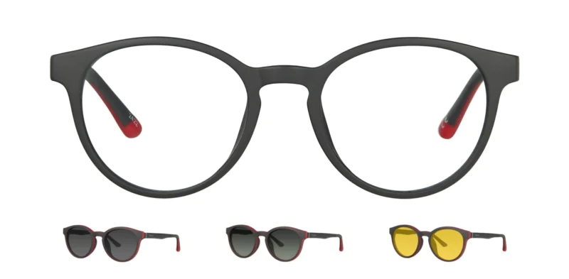 Optical frame with clip-on TONNY 0048C2SET