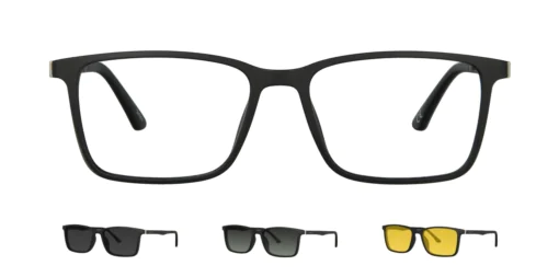 Optical frame with clip-on TONNY 0066C1SET