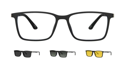 Optical frame with clip-on TONNY 0066C3SET