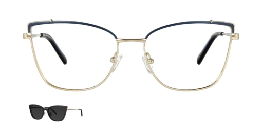 Optical frame with clip-on TONNY 0041C2
