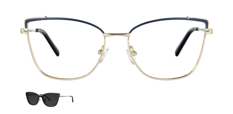 Optical frame with clip-on TONNY 0041C2
