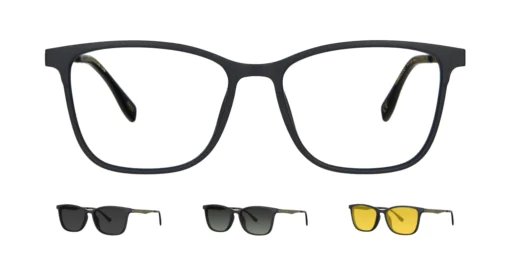 Optical frame with clip-on TONNY 0045C1SET