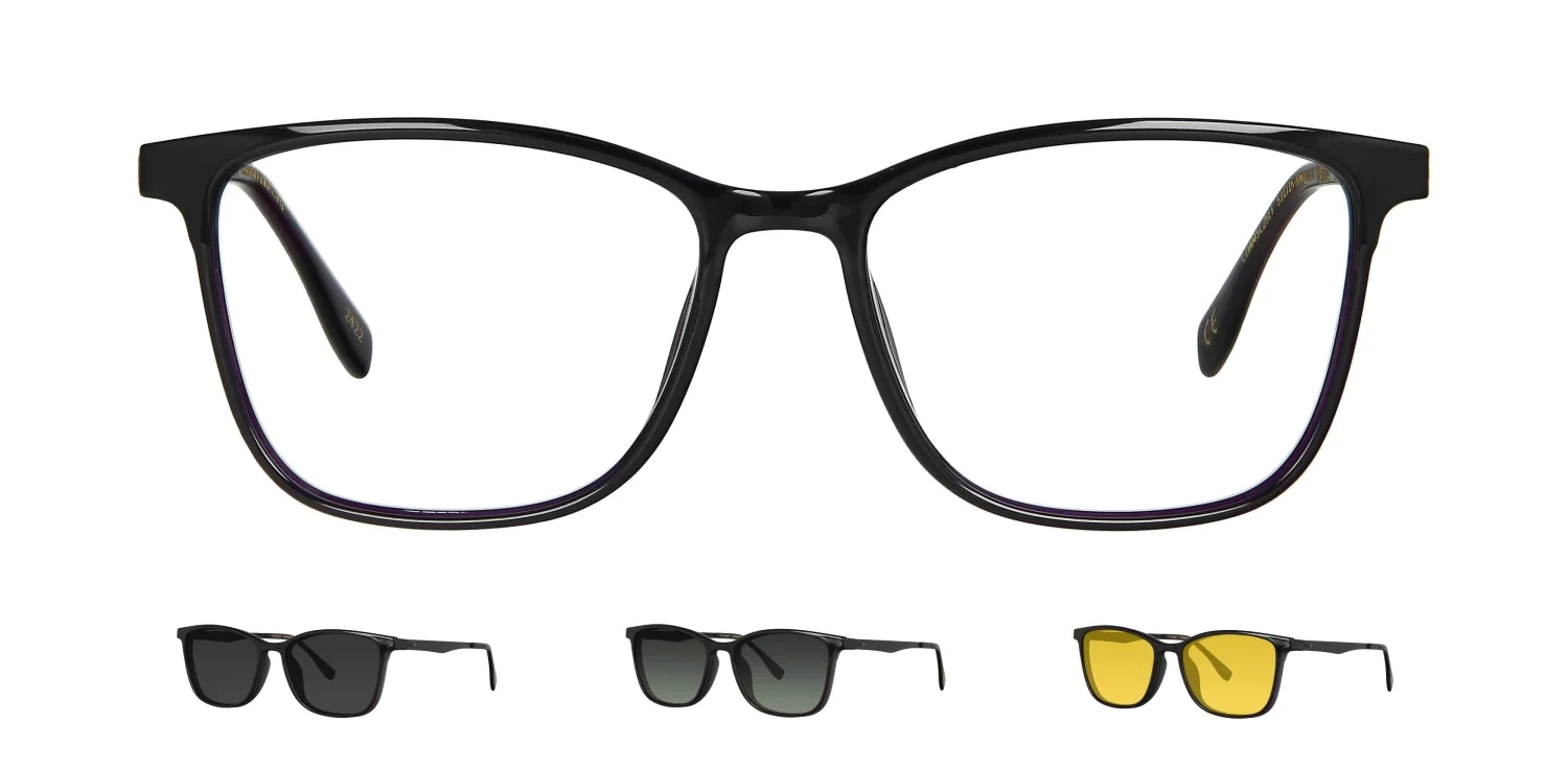 Oprawa z nakładkami clip-on TONNY 0045C2SET