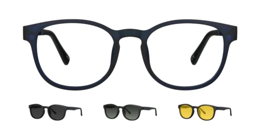 Optical frame with clip-on TONNY 0011C4