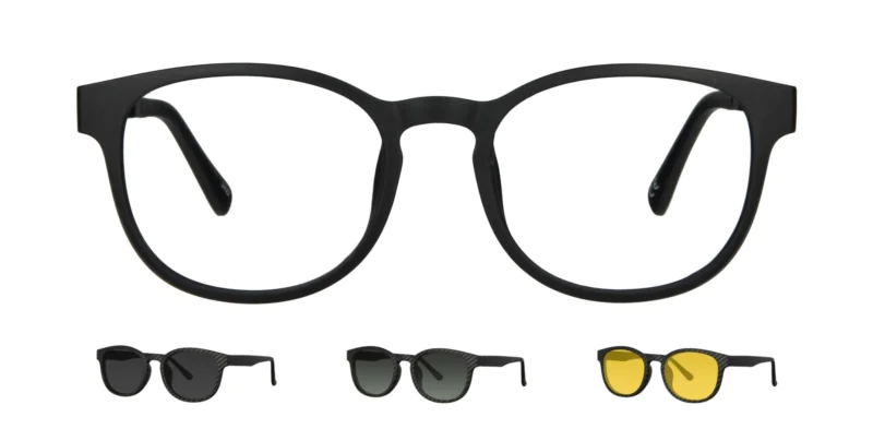 Optical frame with clip-on TONNY 0011C5