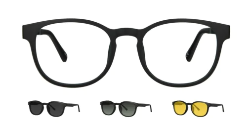 Optical frame with clip-on TONNY 0011C6