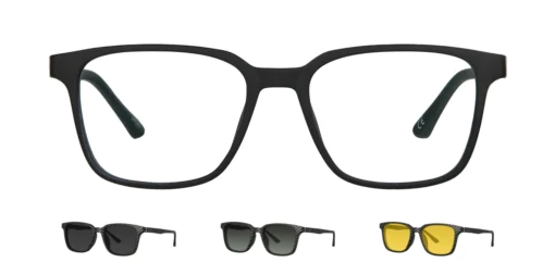 Optical frame with clip-on TONNY 0058C2SET