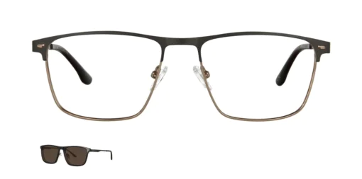 Optical frame with clip-on TONNY 0085C4