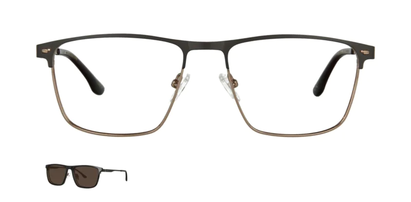 Optical frame with clip-on TONNY 0085C4