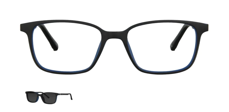 Optical frame with clip-on TONNY 0076C3