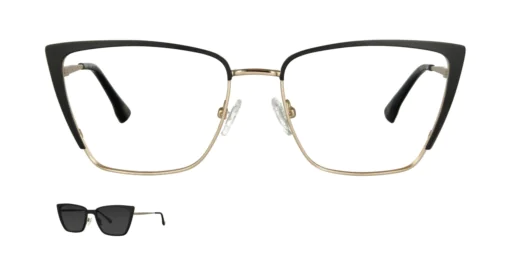 Optical frame with clip-on TONNY 0081C4