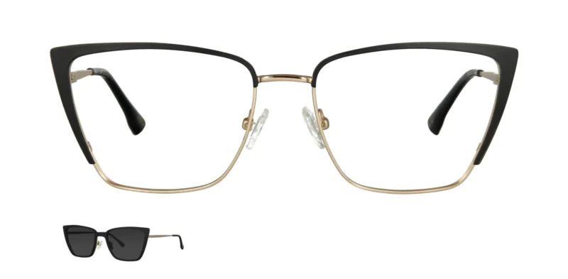 Optical frame with clip-on TONNY 0081C4