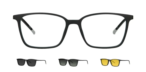 Optical frame with clip-on TONNY 0065C2SET