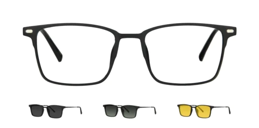 Optical frame with clip-on TONNY 0067C1SET