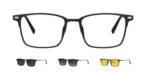 Optical frame with clip-on TONNY 0067C3SET