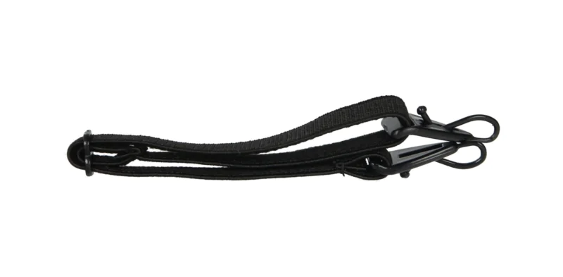 Regulowana gumka do okularów dla dzieci z bolcem czarna