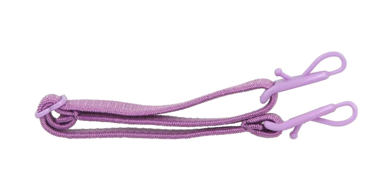 Regulowana gumka do okularów dla dzieci z bolcem fioletowa