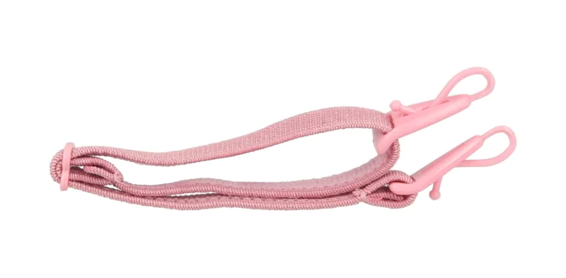 Regulowana gumka do okularów dla dzieci z bolcem różowa