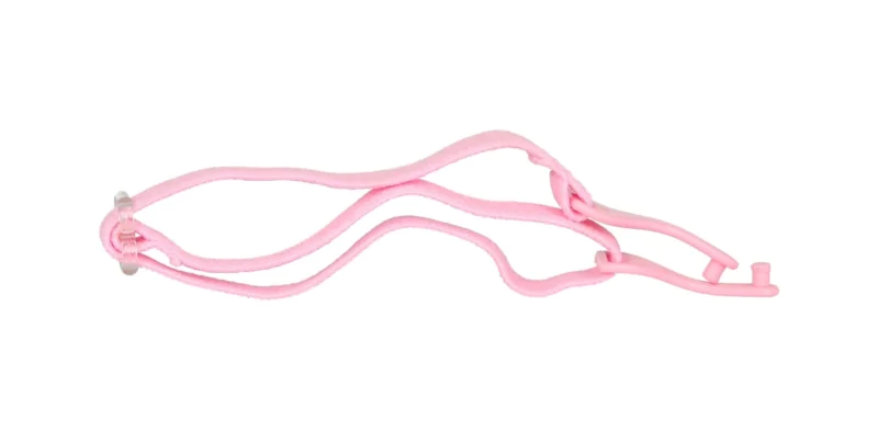 Regulowana gumka do okularów dla dzieci z bolcem różowa
