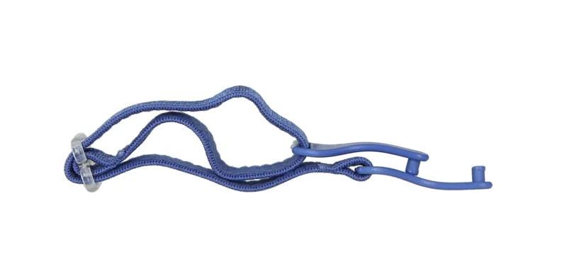 Regulowana gumka do okularów dla dzieci z bolcem granatowa