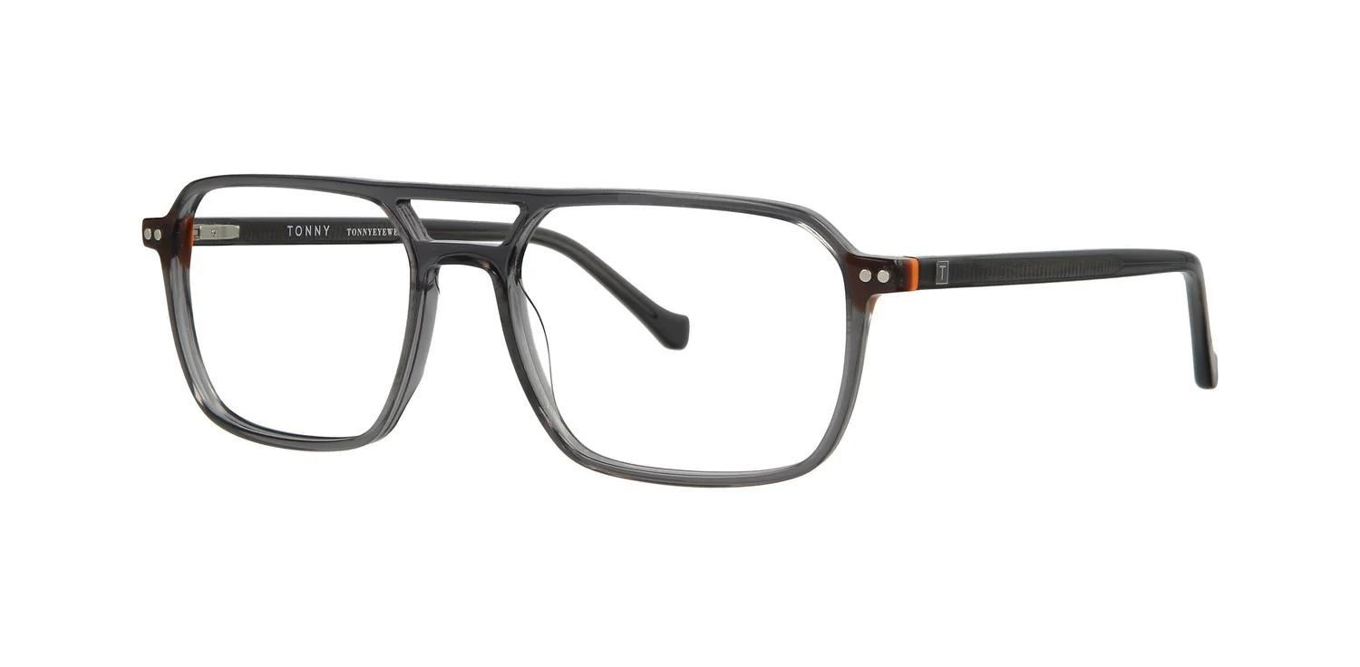 Optical frame with clip-on TONNY 0021AC3
