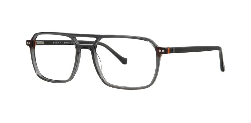 Optical frame with clip-on TONNY 0021AC3