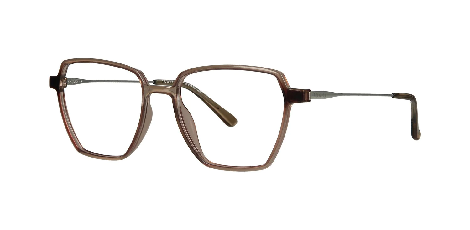 Optical frame with clip-on TONNY 0028C3